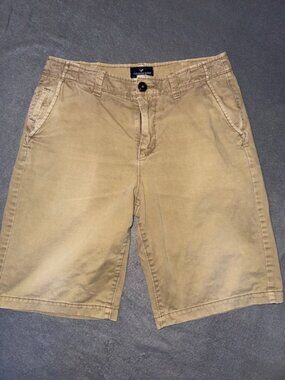 American Eagle Khaki Shorts Men’s Size 30 Classic Fit Casual Chino Tan Cotton